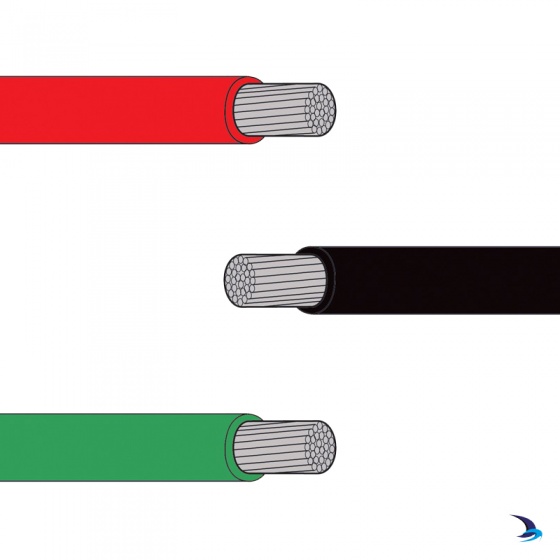 Oceanflex Flexi Tinned Starter Cable 25mm2 10m Black